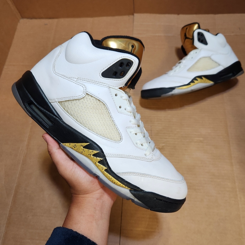 Size 13 - Air Jordan 5 Retro Olympic